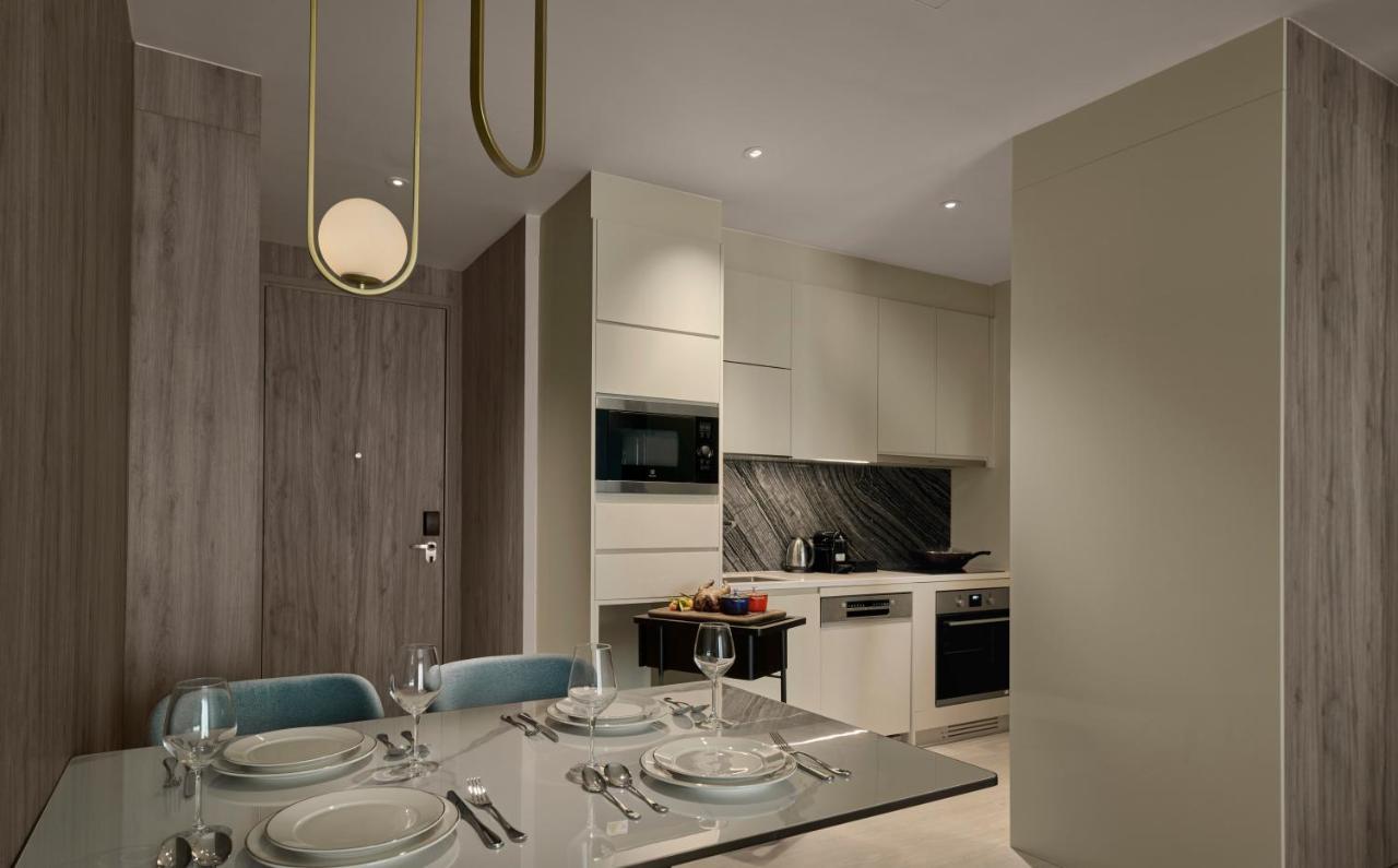 Pan Pacific Serviced Suites Kuala Lumpur Ngoại thất bức ảnh Interior design of a typical apartment